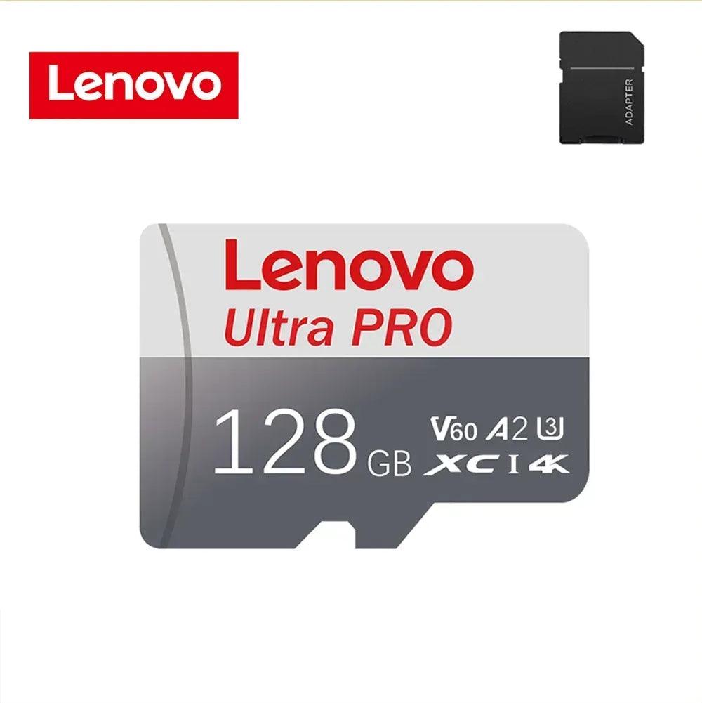 Lenovo Ultra PRO microSD card, 128GB V60 A2, XCI 4K