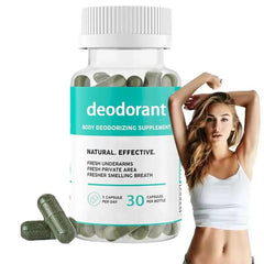 Chlorophyll Capsules Deodorant Body Deodorizing Supplement Fresh Underarms Fresh Private Area Fresher Smelling Breath