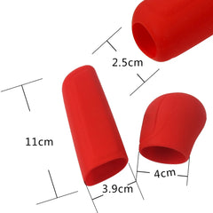 Gear Head Shift knob Cover Car Hand Brake Covers Handbrake Grips Gear Shift Collars Durable Silicone Interior Accessories