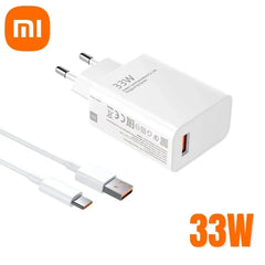 Xiaomi Original 120W Ultra Fast Charger QC 5.0 EU Plug 6A Type C Cable For IPhone Pro Max Samsung Rapid Charging Adapter 2025