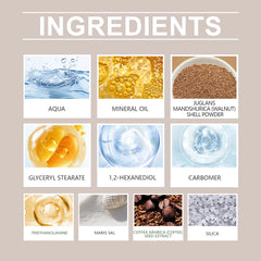 Body Exfoliating Scrub Deep Cleansing Moisturize the Skin Hydration Nourishes Brightens Skin improve roughness Body Moisturizer