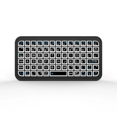Mini Backlit RGB Bluetooth Keyboard for PC Tablet Laptop Rechargeable Wireless Bluetooth Keyboard for iPad IOS Android Macbook