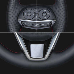 Microfiber Leather Car Steering Wheel Cover For Toyota RAV4 AX50 Corolla G12 Axio Altis Camry Xv70 Avalon Steering Case