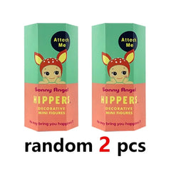 Angel Hippers Animal Blind Box Series Trendy Car Mobile Phone Ornaments Dumplings ChildrenS  Surprise Blind Box Toy Accessories