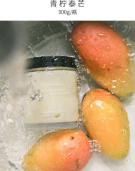 VERBENA LINN× Fukimi Momoyama Joint Mian Ice series nicotinamide Fragrance Sea Salt Scrub مرطب برائحة الفاكهة