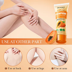 Papaya Vitamin C Whitening Exfoliating Scrub Moisturizing Deep Cleaning Scrub Gel Smoothing Nourishing Skin Summer