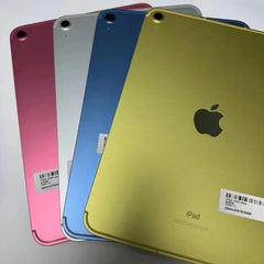 جهاز Apple iPad 10 الأصلي (2022) الجيل العاشر 10.9 بوصة 64 جيجابايت واي فاي + خلوي 5G Face ID 12 ميجابكسل غير مقفل جهاز لوحي مستعمل 95% مثل الجديد