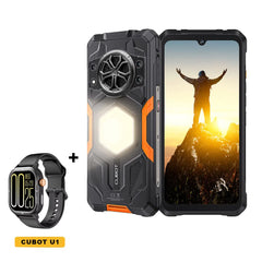 Android 15 Смартфон Cubot King Kong Power 5, 6.88" 120Hz Screen, 15300mAh Battery, 16GB RAM (6+10) 128GB ROM,MTK G100 5W Speaker