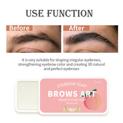 Eyebrow Styling Gel Molding Wax Waterproof Transparent Refreshing Durable Natural Colorless Holiday Gifts