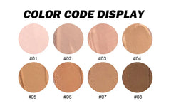 Fit Colors 8 size Concealer with a Flexible Concealer Moisturizing Liquid Foundation to cover dark circles and acne spots