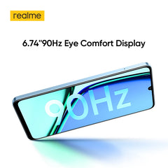 【الإصدار الأول】 هاتف realme Note 60 الذكي، كاميرا 32 ميجابكسل، شاشة 6.74 بوصة، معدل تحديث 90 هرتز، بطارية 5000 مللي أمبير، IP64، شريحة قوية ثماني النواة