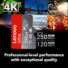 2025 NEW Lenovo 2TB High Speed Memory Card Class 10 Micro TF SD Card 1TB Up To 100MB/S Mini SD Card 128GB For Nintendo Switch