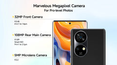 Ulefone Note 17 Pro Smartphone 6.78" 120HZ AMOLED Curved Display 24GB+256GB  108MP Camera 5050mAh Global Version
