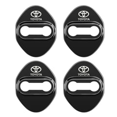 4PCS Car Door Lock Cover Case For Toyota chr Corolla Camry rav4 Yaris hilux prius avensis auris Prado verso fortuner Accessories
