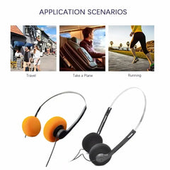 3.5MM Retro Nostalgic Earphones, MP3 Earphones, Personalized Walkman Classic Sports CD Photography Props Wired Headphones