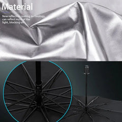 Car Sunshade Umbrella Front Windshield Silver Glue Sunshade Umbrella Uv Resistant Folding Car Umbrella Car Sunscreen Accessories