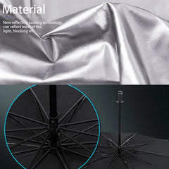 Car Sunshade Umbrella Front Windshield Silver Glue Sunshade Umbrella Uv Resistant Folding Car Umbrella Car Sunscreen Accessories