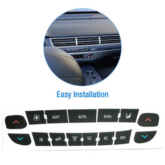 Air Conditioning Control Panel Button Repair Sticker For Renault Megane/ Master/ Scenic Radio Audio Button Repair Decals Sticker