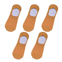 5Pairs Women Invisible Boat Mesh Socks Summer Silicone Non-slip Breathable Comfortable Mesh Sock Low Cut Female Ultra-thin Sox
