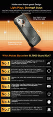 2025 NEW BLACKVIEW BL7000 5G Rugged Smartphone 24(8+16)GB 256GB Cerllphone 6.78" HD+2.4K Display 120Hz, Android 15 AI Smartphone