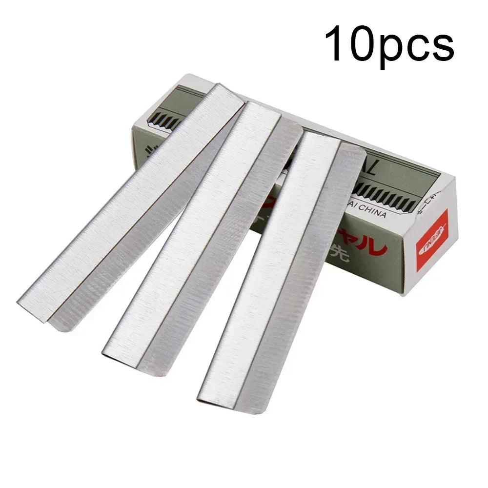 Microblading tool blades, 10-pack stainless steel strip blades
