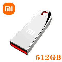 محرك أقراص فلاش USB 3.2 معدني عالي السرعة من شاومي بسعة 2 تيرابايت و512 جيجابايت و1 تيرابايت ومحرك أقراص USB محمول مقاوم للماء