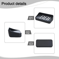 Car Speedometer HUD GPS M2 HD Head Up Display Digital Speed Meter Windshield Projector For Cars Auto Electronics Accessories