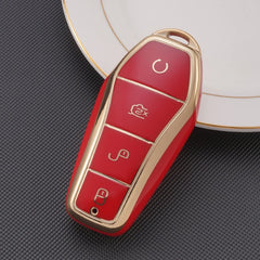 4 Buttons TPU Car Key Case for BYD Atto 3 Han EV Dolphin Remote Control Protect Cover Auto Accessories