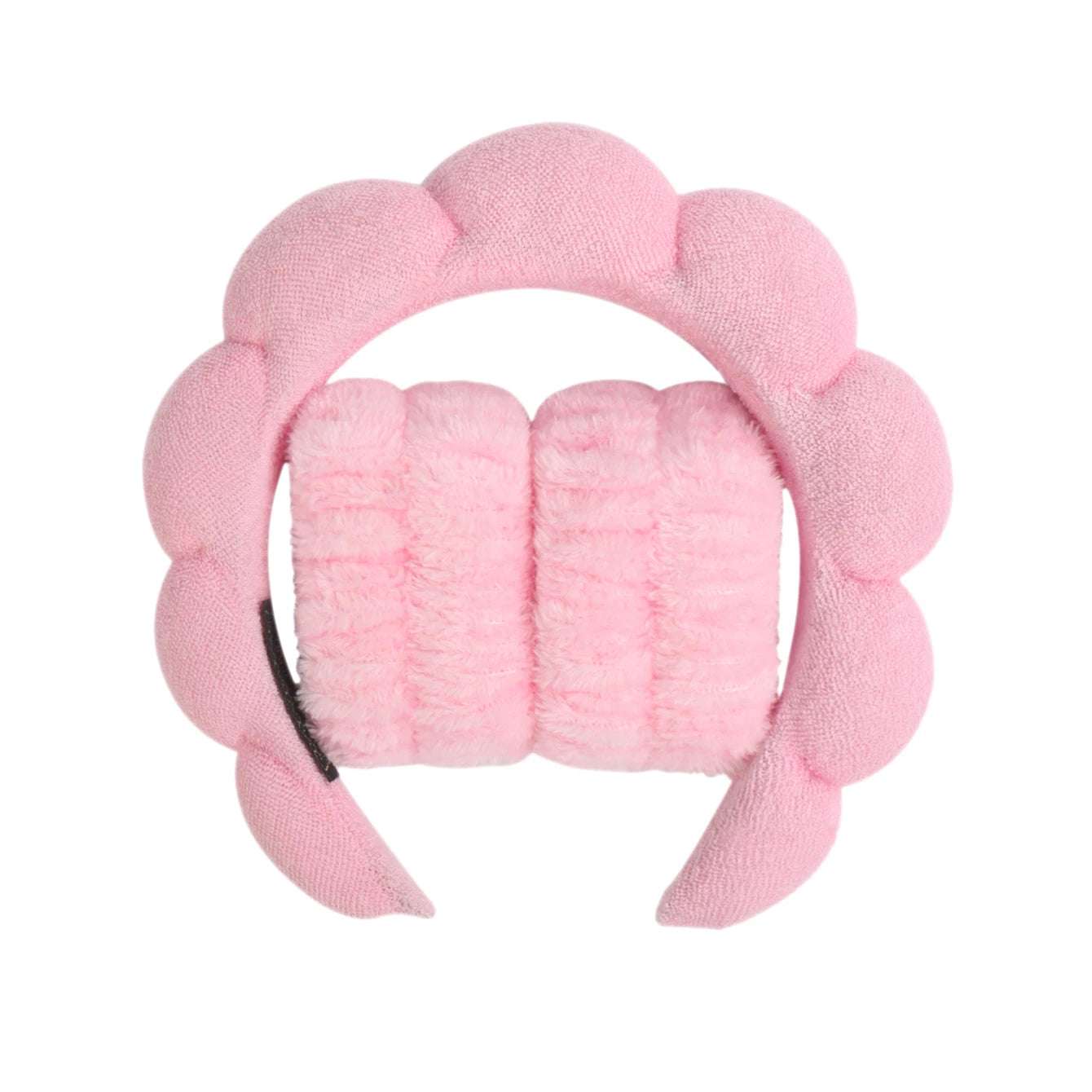 3 件套时尚 Microfiber Washing Wristbands Scrunchies Puffy Headband Spa Bubble Headband for Washing Face Makeup Shower Skincare