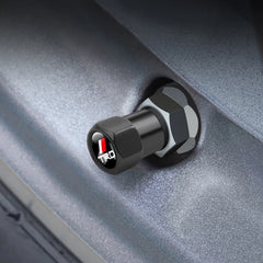4Pcs Car Wheel Tire Valve Caps Protection Cover Auto Accessories For Toyota Fortuner Chr Verso Prius Mirai Hiace Trd Corolla GR