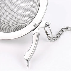LMETJMA Tea Infuser Stainless Steel Mesh Tea Ball Tea Strainers Tea Infuser Strainer Filters for Loose Tea Herbal Spices JT148