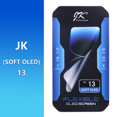 JK SOFT OLED شاشة LCD ل iPhone XS Max 12 13 14 16e Pro Max LCD شاشة تعمل باللمس محول رقمي استبدال التجميع