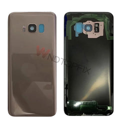 For Samsung Galaxy S8 G950F Back Battery Cover Door Rear Glass Housing Case For Samsung S8 Plus G955F Battery Cover With Lens