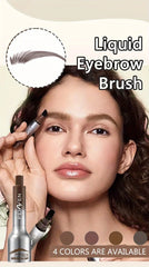 1 PC 3D Eyebrow Gel Dyeing Cream with Brush Long-lasting Air-cushion Dye Brows Tint Long-lasting Natural Makeup Eyebrow Enhancer