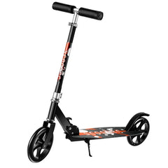 Foldable Scooter for Kid Teen Adult Adult Scooter All Iron 200mm Big Wheel Scooter City To Work Scooter Campus Foot Scooter