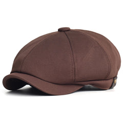 Spring Summer Casual Newsboy caps Breathable Outdoor Retro Beret Hats Octagonal Hat Fashion Solid Flat Caps