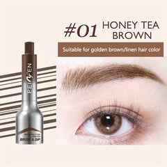 1 PC 3D Eyebrow Gel Dyeing Cream with Brush Long-lasting Air-cushion Dye Brows Tint Long-lasting Natural Makeup Eyebrow Enhancer
