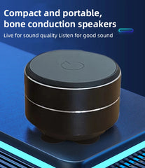 Black technology bone conduction speaker is coming. Sound is produced through different media. Small but with large volume.