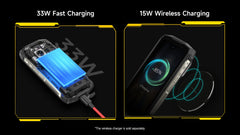 هاتف Ulefone Armor Mini 20 4G 4.7" Rugged Phone 64MP Night Camera Android 14 Smartphone 6200mAh Mobile Phone NFC 16GB+256GB 33W G99
