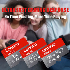 2025 NEW Lenovo 2TB High Speed Memory Card Class 10 Micro TF SD Card 1TB Up To 100MB/S Mini SD Card 128GB For Nintendo Switch