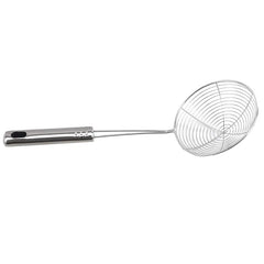 Oval Skimmer Stainless Steel Filter Mesh Oil Pot Food Filter Cookware Colander Fried Filter Kitchen Strainer Baking Cooking Tool