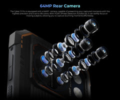[World Premiere] HOTWAV Cyber 13 Pro 150LM Flashlight 20GB+256GB 6.6'' FHD+ 2K 10800mAh 20W Fast Charging 64MP Android 13 Global