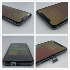 هاتف iPhone X الأصلي بذاكرة وصول عشوائي 3 جيجابايت وذاكرة داخلية 64 جيجابايت وذاكرة قراءة فقط 256 جيجابايت وشاشة 5.8 بوصة ونظام تشغيل iOS سداسي النواة وكاميرا بدقة 12.0 ميجابكسل، غير مقفول، يدعم شبكة LTE، iphonex iphone x