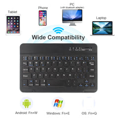 7/10inch Bluetooth Keyboard Wireless Keyboard Bluetooth Mini English Russian Keyboard Rechargeable For ipad Phone Tablet