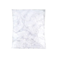100PCS Disposable Waterproof Ear Covers for Hair Dye, Transparent Elastic Earmuffs Protective Plastic Wrap for Shower Salon