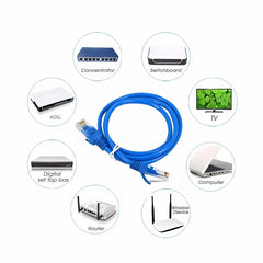 Cat5e Ethernet Network Cable RJ45 Patch Outdoor Waterproof LAN Cable Wires For CCTV POE IP Camera System