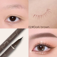 Smooth Very Fine Eyeliner Pen Longacting Quickdrying Waterproof Eyeliner Pen Suitable For Beginners Girls Holiday Gifts