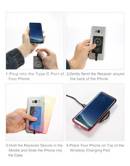 Wireless Charger Receiver Phone Charger Coil USB-C For iPhone 5 5s 6 6s 7 7 Plus Xiaomi Samsung Micro USB Type C Fast Receptor