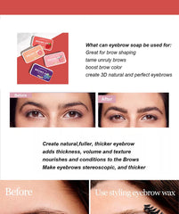 Eyebrow styling cream Three-dimensional and long-lasting transparent eyebrow cream eyebrow glue eyebrow soap eyebrow wax