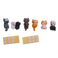 Car Lucky Cat Ornaments Car Dashboard Center Console Cute Resin Maneki-Neko Auto Interior DIY Decoration Accessories